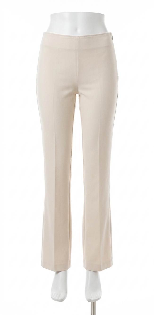 NEW TRINA TURK cream chimayo pant in cream